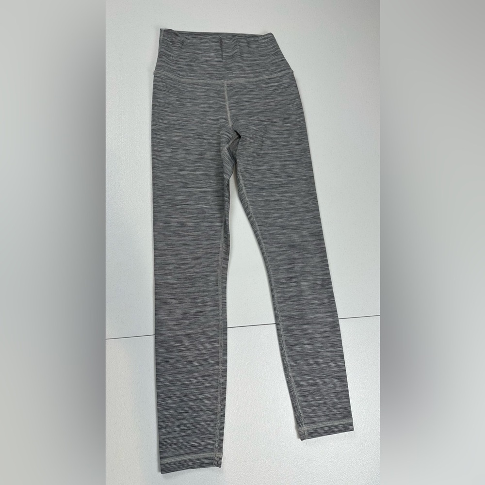 Athleta Transcend Textured 7/8 Tight Legging Women's Size XSmall Gray 23” Inseam